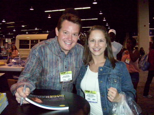 Meeting Steve Spangler at the NAEYC 2010 conference.